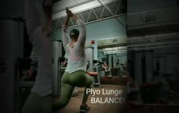 Plyo lunge- modified reverse lunge Week III